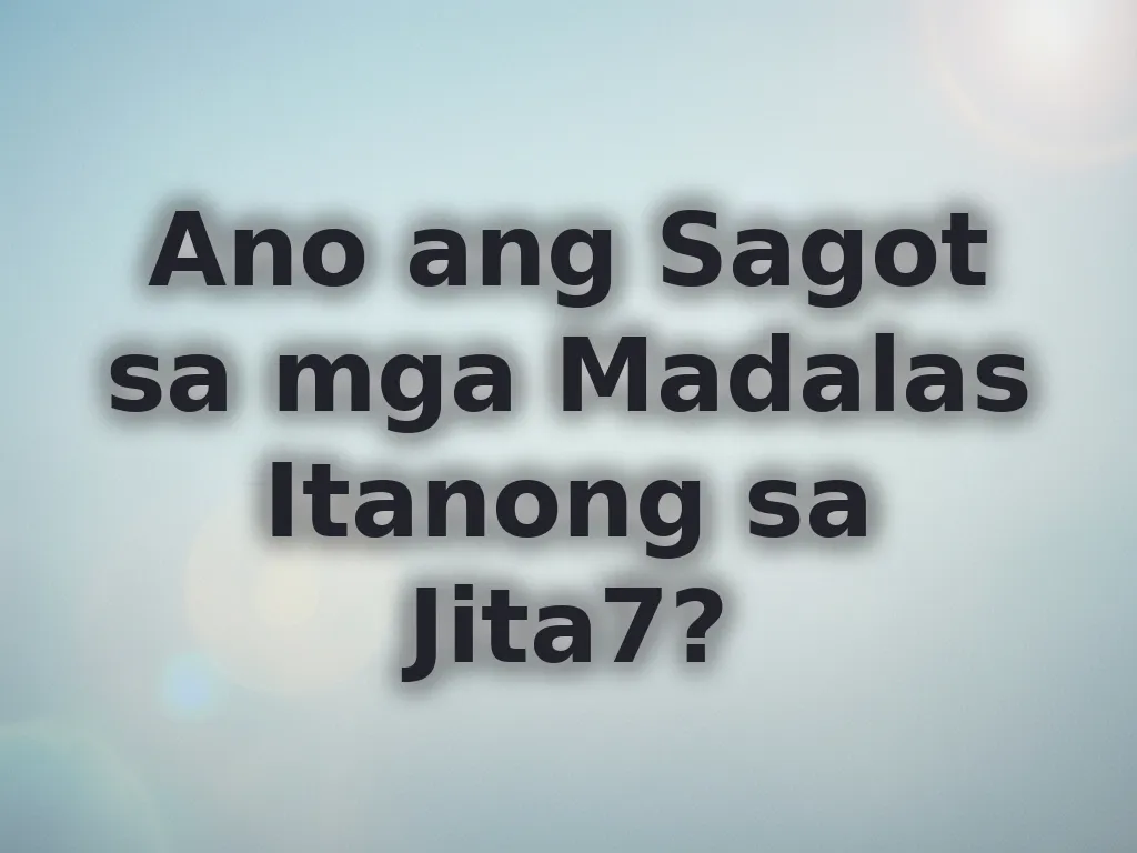 Solusyon sa mga problema
